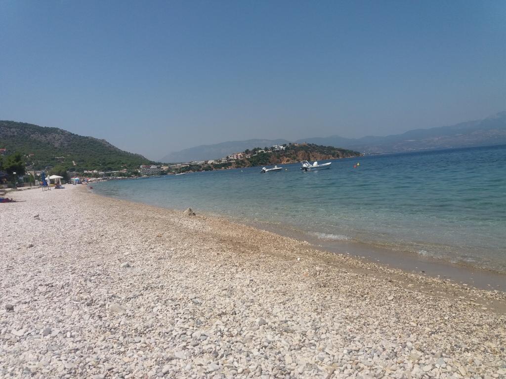 Per Mare Villa Loutra Oraias Elenis Exteriör bild